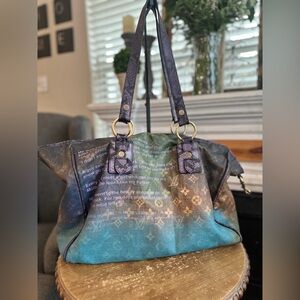 Louis Vuitton Limited Edition Richard Prince Monogram Heartbreak Jokes Tote